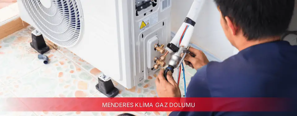 Menderes İlçemi Mitsubishi Electric Klima Gaz Dolumu